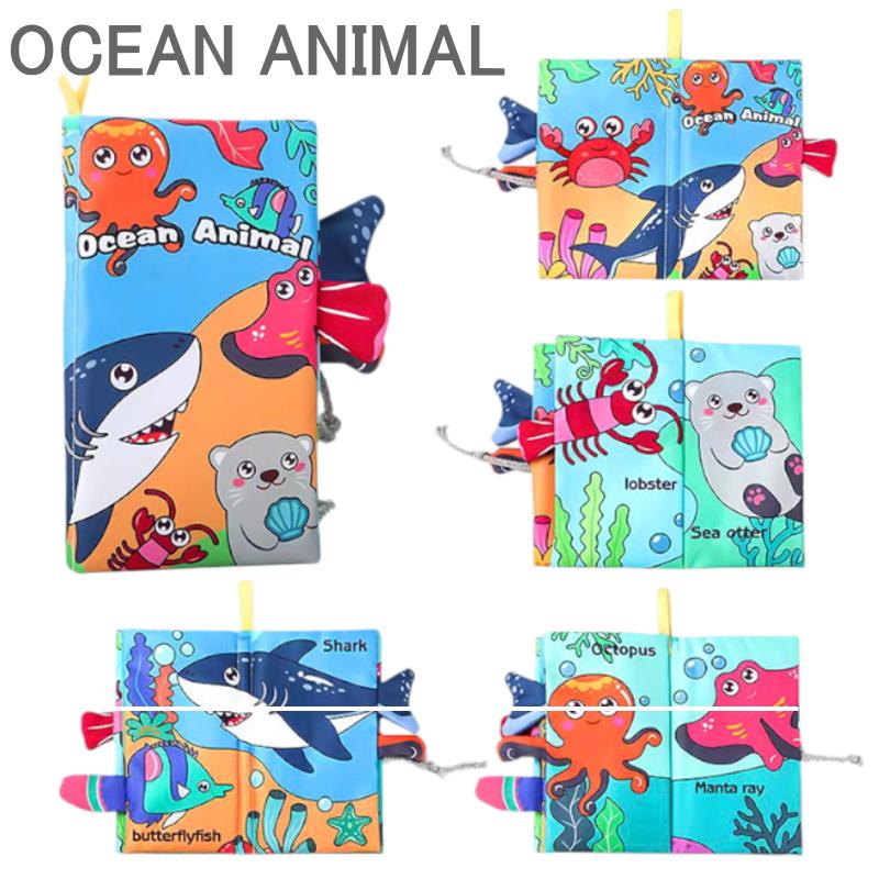 布絵本 ぬのえほん 仕掛け絵本 歯固め 布のおもちゃ 洗える おでかけ ピーピーの音が出てくる 指遊び ベビー 赤ちゃん プレゼント 男の子 女の子 知育玩具 Tails |  | 11