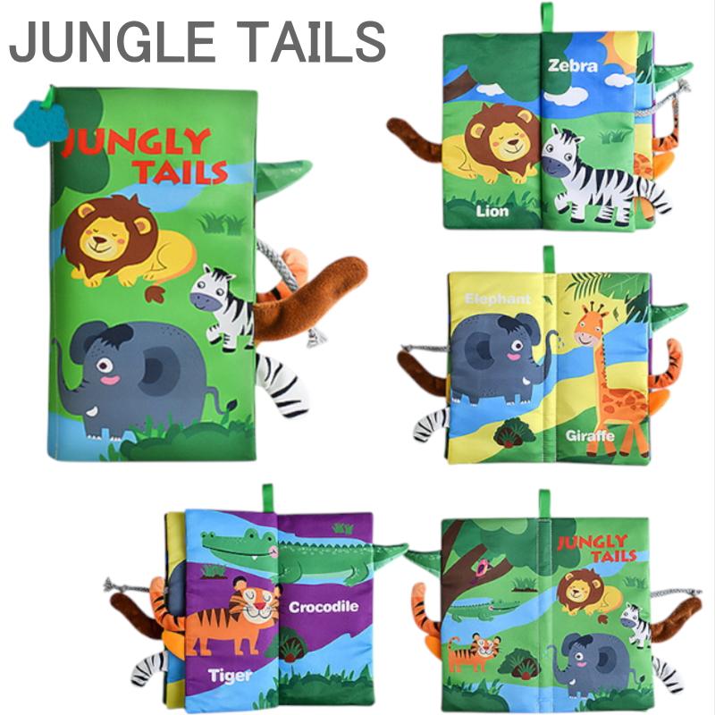 布絵本 ぬのえほん 仕掛け絵本 歯固め 布のおもちゃ 洗える おでかけ ピーピーの音が出てくる 指遊び ベビー 赤ちゃん プレゼント 男の子 女の子 知育玩具 Tails |  | 07