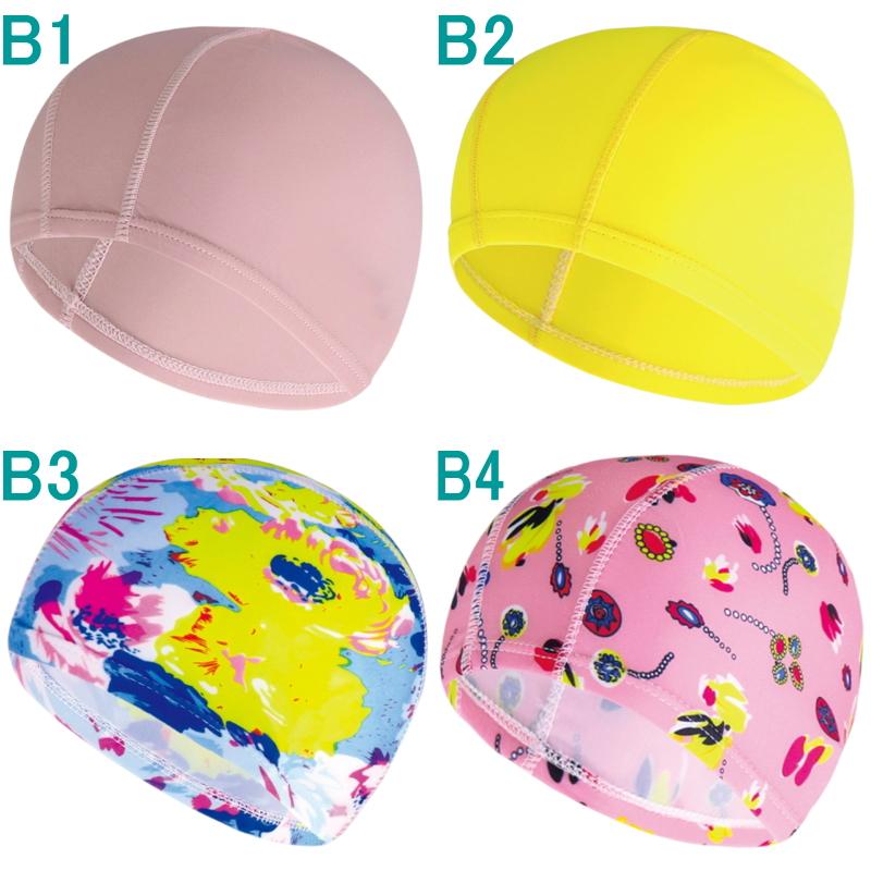 爆買 2点で送料無料 ！スイムキャップ 水泳帽 レディース メンズ  スイミングキャップ 大人 大きいサイズ  ウォータースポーツ 花柄 シンプル フィットネス |  | 08