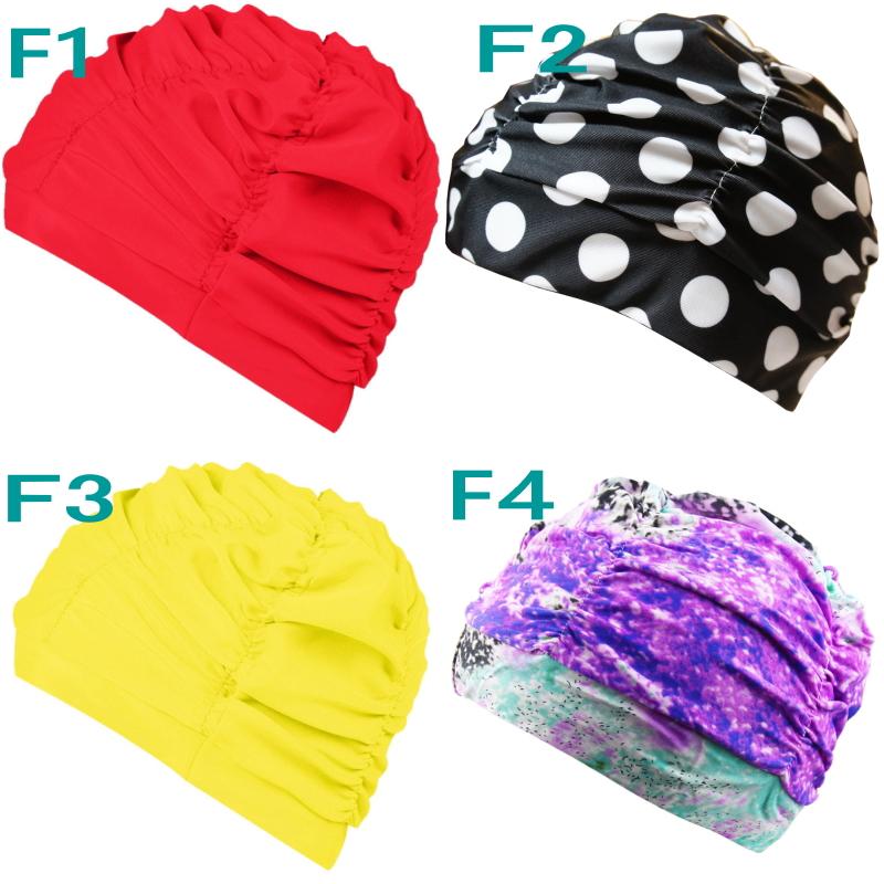 爆買 シャーリング入り ゆったり スイムキャップ 水泳帽 ギャザーシャーリング レディース メンズ  スイミングキャップ 大きいサイズ 子 ウォータースポーツ |  | 12