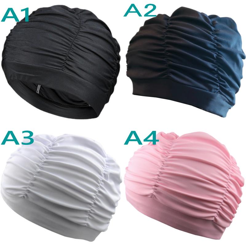 爆買 シャーリング入り ゆったり スイムキャップ 水泳帽 ギャザーシャーリング レディース メンズ  スイミングキャップ 大きいサイズ 子 ウォータースポーツ |  | 07