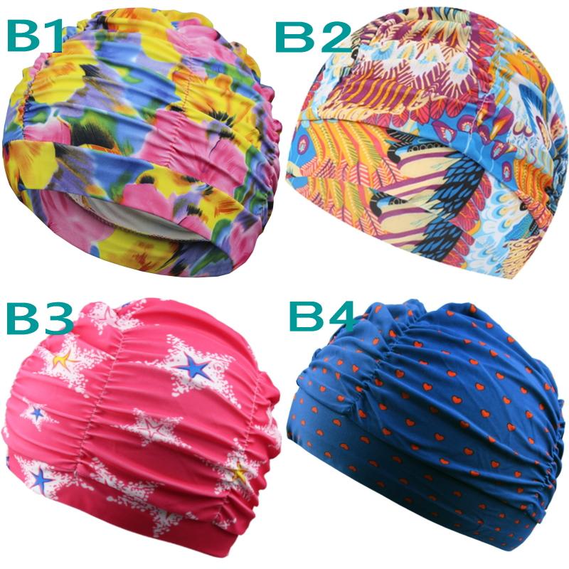 爆買 シャーリング入り ゆったり スイムキャップ 水泳帽 ギャザーシャーリング レディース メンズ  スイミングキャップ 大きいサイズ 子 ウォータースポーツ |  | 08