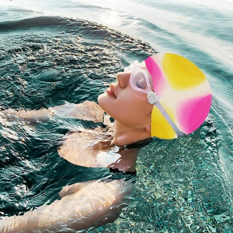 スイムキャップ 水泳帽 スイミングキャップ 長髪水泳帽 メンズ レディース 大人  髪が濡れない水泳キャップ 競泳用 速乾 防水 水泳帽 プール  フリーサイズ |  | 10