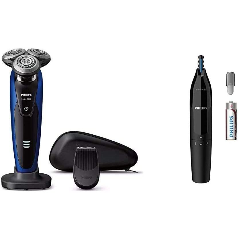 でおすすめアイテム お風呂剃り 回転式 72枚刃 電気シェーバー メンズ 9000シリーズ セット商品 フィリップス And S9185a 12 トリマー付 丸洗い可 美容家電