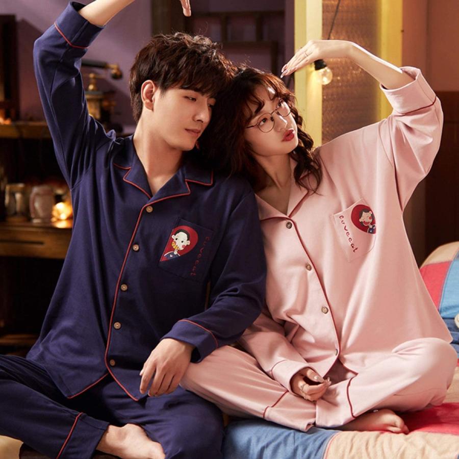 福袋セール カップル パジャマ Sujpjheed ペアパジャマ 寝間 寝巻き おしゃれ 部屋着 メンズ レディース 長袖 綿 パジャマ ルームウェア 上下セット その他下着 Www Ellepiserramenti It