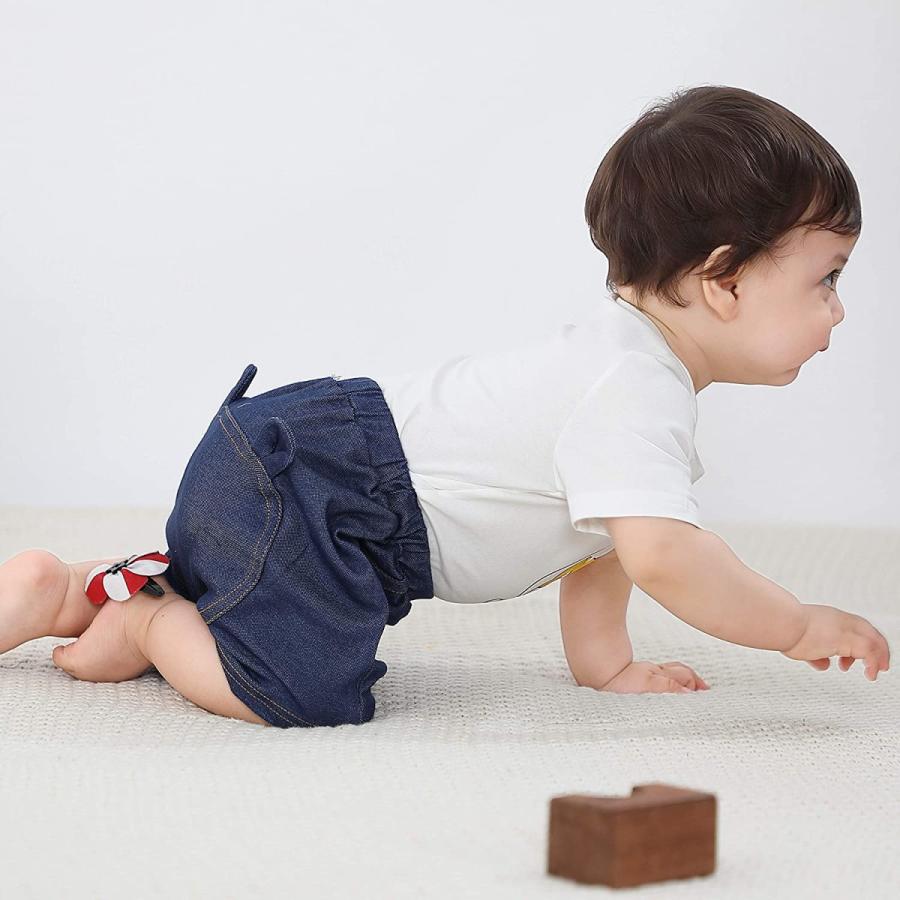 100 本物 ベビー服 シューズ Cotton Fairy ベビー服 男の子 ショットパンツ 夏 すずしい かっこいい 赤ちゃん ハーフパンツ 100cm 24ヶ月 ブルーとグレー Www Threeriversofs Com