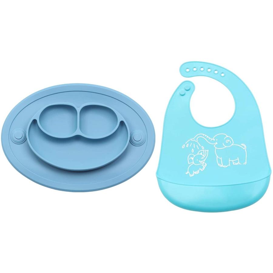品質満点 ベビー服 シューズ Debaijia ベビー食器セット 食品グレードシリコーンビブ プレート食事用防水抗菌赤ちょん幼稚園無味無臭吸盤付き吸着滑り止め洗いやすい子供用多組合 Www Threeriversofs Com