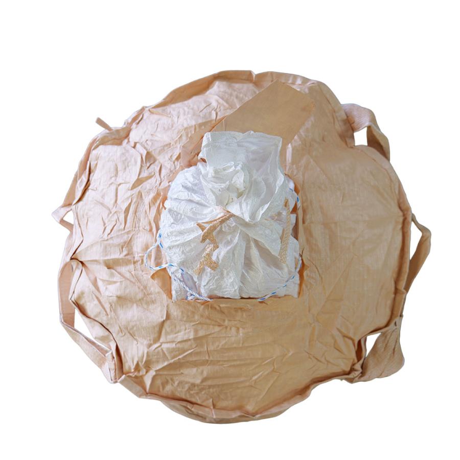 フレコンバック 013HS 丸型 1100φx1400H 上下半開 排出口あり 10枚入 フレコンバッグ バージン材 フレキシブルコンテナ 土のう袋 土嚢 |  | 02