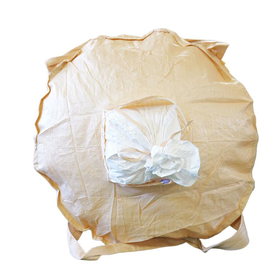 フレコンバック 096-C-2 丸形 1200φx1800H 上下半開 排出口あり 10枚入 フレコンバッグ バージン材 フレキシブルコンテナ 土のう袋 土嚢 |  | 02