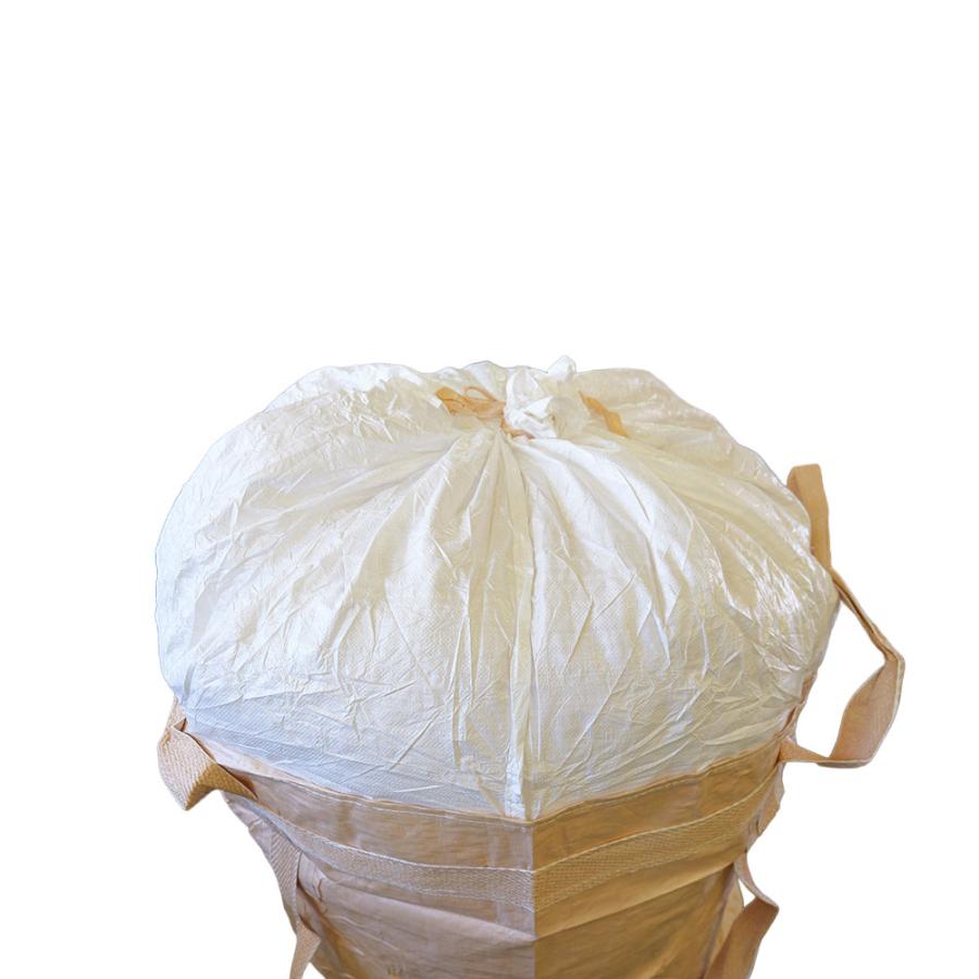 10梱包まとめ買い割引 外側ラミネート加工 フレコンバッグ 015R 丸型 1100φx1300H 上部全開 下部半開 排出口あり 100枚入 バージン材 |  | 07