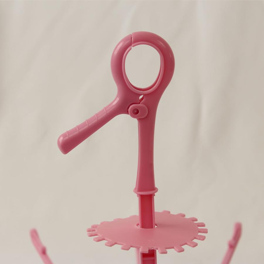 日本製 パラソルハンガー 20本掛け ピンク XB-20 グリップ式