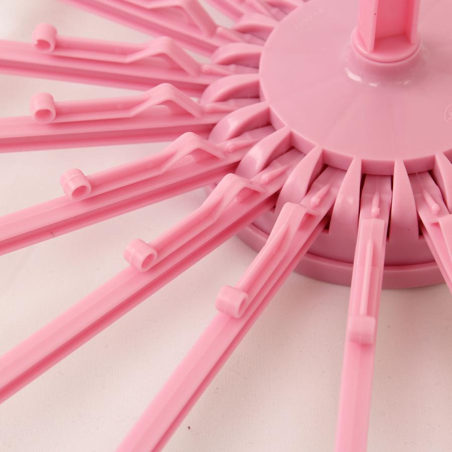 日本製 パラソルハンガー 20本掛け ピンク XB-20 グリップ式