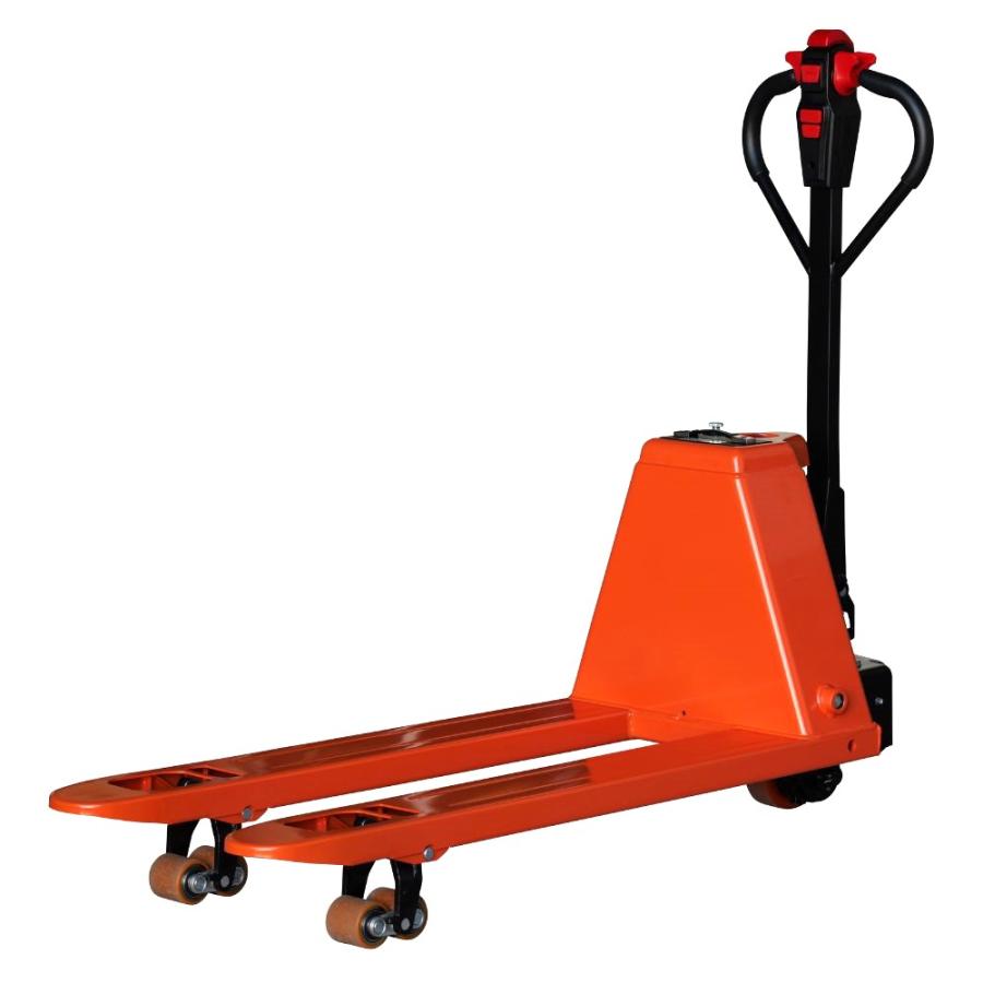 【新ハンドル】 サイゴウリフト SL15H-75L-P フォーク最低位75mm 1.5t 電動走行 電動昇降 電動ハンドリフト パレットトラック |  | 01