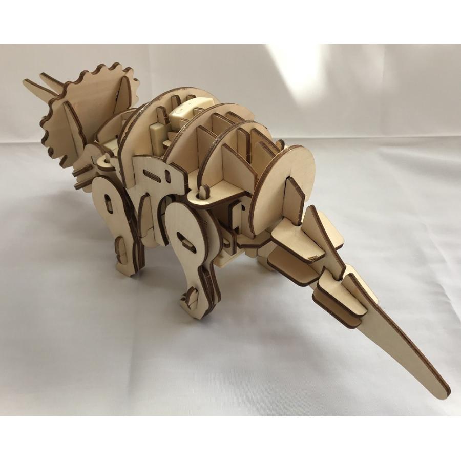 立体パズル 恐竜 トリケラトプス 木製パズル リモコン付き Ｄ400 クリスマス 誕生日 プレゼント おもちゃ 男の子 女の子 |  | 03