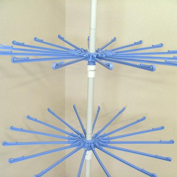 スタンド物干し3段 テンダー1 EC-30 BL ブルー 水色 ピンチ12個付 日本製 |  | 03