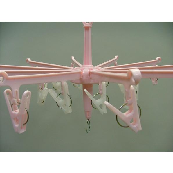 洗濯物干し ピンチ付パラソルハンガー バラエティ ピンチ10個付き 日本