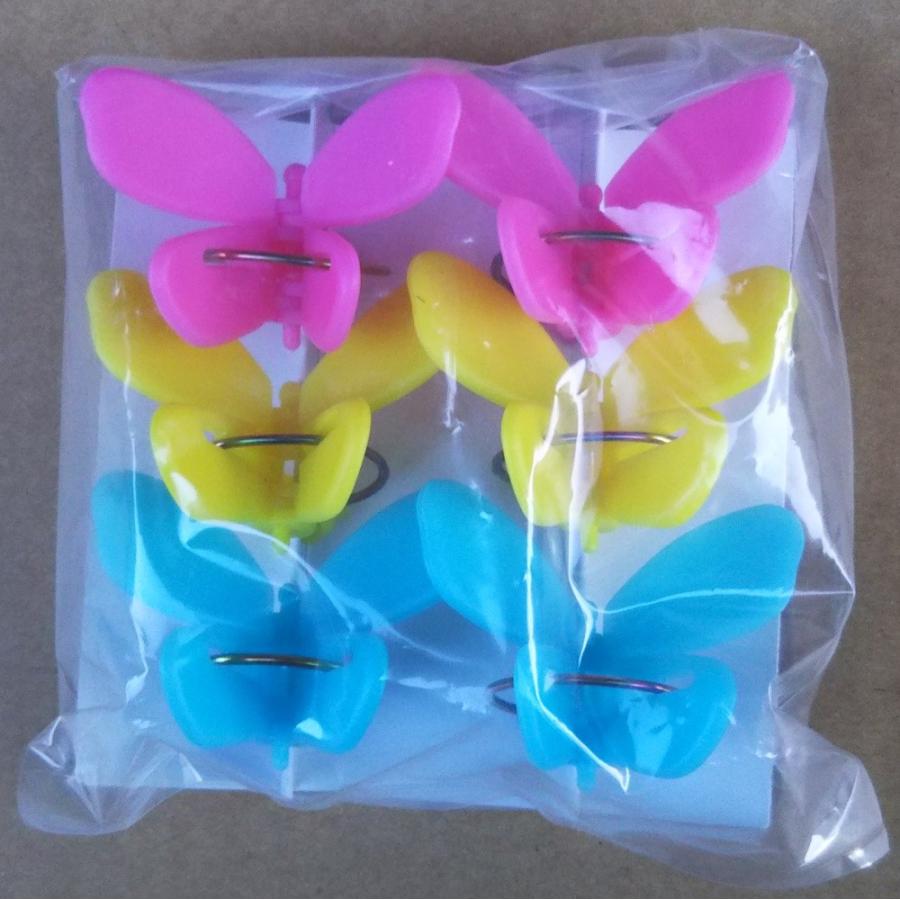 洗濯バサミ 蝶々 １８個組 ハサムーチョ 洗濯物干し 洗濯ピンチ 日本製｜netdedream