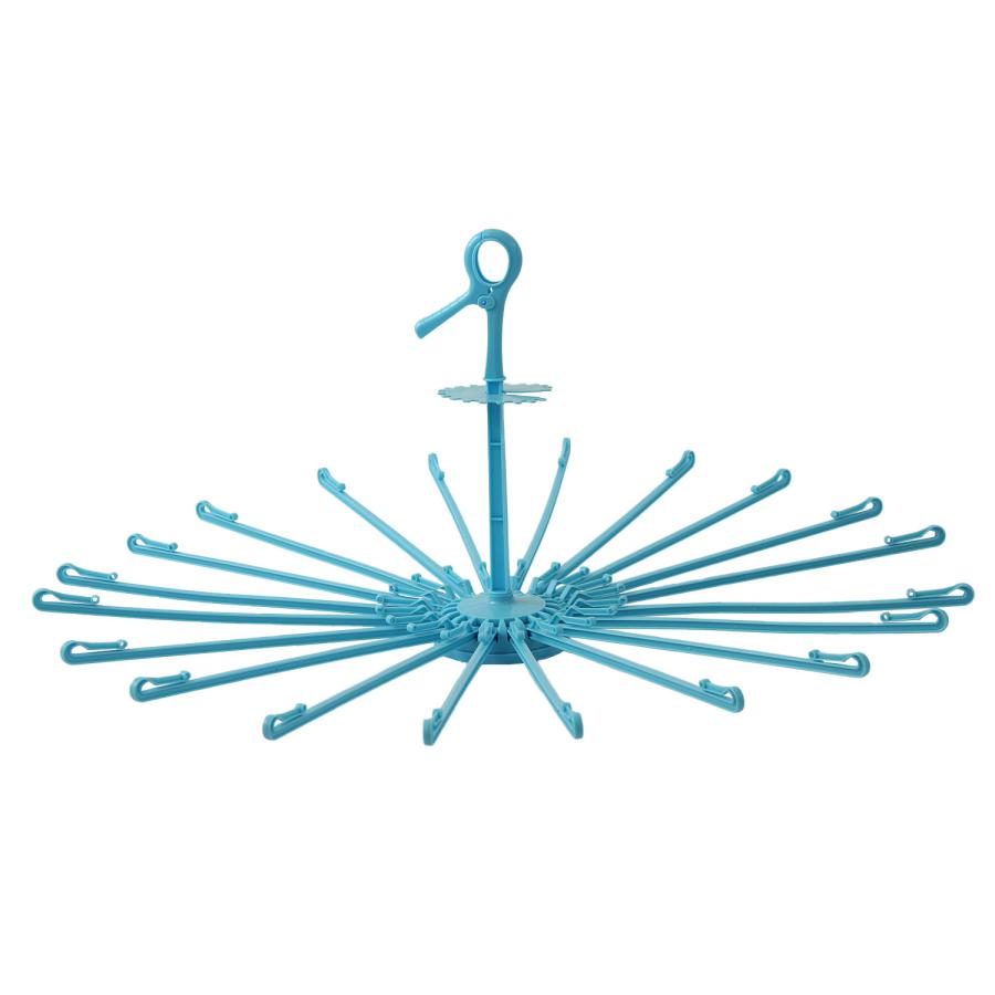 日本製 パラソルハンガー 20本掛け ブルー XB-20 グリップ式