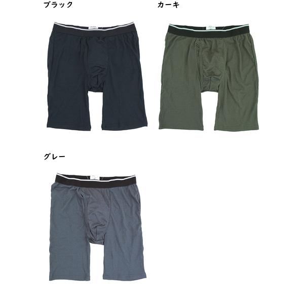 アズ BREEZE DRY サラサラ感5倍メンズ前開き 膝上 ロングボクサー
