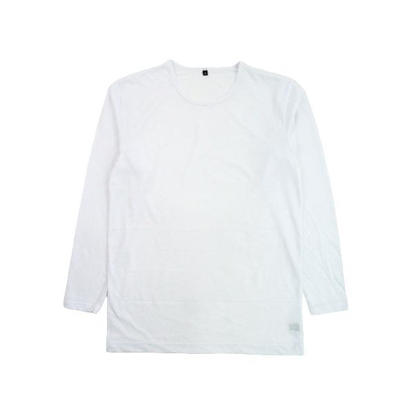 BREEZE DRY ブリーズドライ  メンズ長袖丸首Tシャツ サラサラ感5倍 高通気 瞬間速乾 軽量 夏用 8003-44 [M、L、LLサイズ] 紳士 インナー | アズ | 05