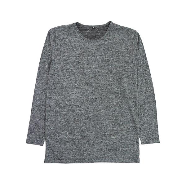 BREEZE DRY ブリーズドライ  メンズ長袖丸首Tシャツ サラサラ感5倍 高通気 瞬間速乾 軽量 夏用 8003-44 [M、L、LLサイズ] 紳士 インナー | アズ | 06
