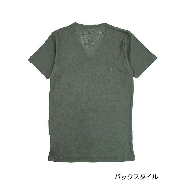 アズ BREEZE DRY ブリーズドライ サラサラ感5倍 メンズ半袖V首Tシャツ