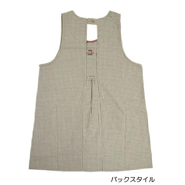 エプロン Big mama ビッグママ ラン型エプロン かぶりエプロン チェック柄 後ろゴム 年間 BM202 [M-Lサイズ] 婦人 | ブランド登録なし | 01