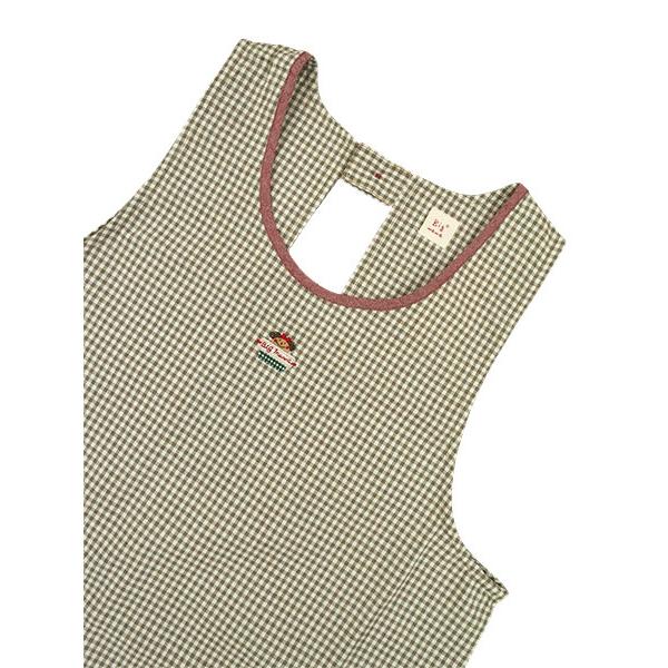 エプロン Big mama ビッグママ ラン型エプロン かぶりエプロン チェック柄 後ろゴム 年間 BM202 [M-Lサイズ] 婦人 | ブランド登録なし | 02