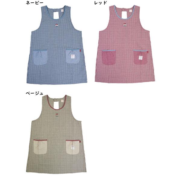 エプロン Big mama ビッグママ ラン型エプロン かぶりエプロン チェック柄 後ろゴム 年間 BM202 [M-Lサイズ] 婦人 | ブランド登録なし | 04