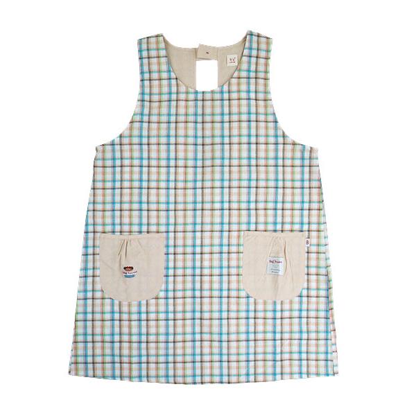 エプロン Big mama ビッグママ  ラン型エプロン かぶりエプロン チェック柄 後ろゴム 年間 BM254 [M-Lサイズ] 婦人 | ブランド登録なし | 06