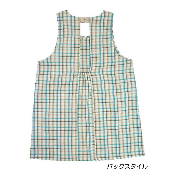 エプロン Big mama ビッグママ  ラン型エプロン かぶりエプロン チェック柄 後ろゴム 年間 BM254 [M-Lサイズ] 婦人 | ブランド登録なし | 01