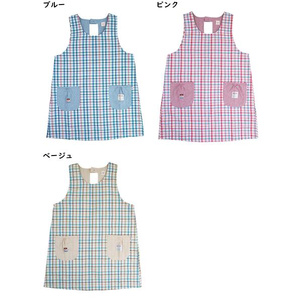 エプロン Big mama ビッグママ  ラン型エプロン かぶりエプロン チェック柄 後ろゴム 年間 BM254 [M-Lサイズ] 婦人 | ブランド登録なし | 04