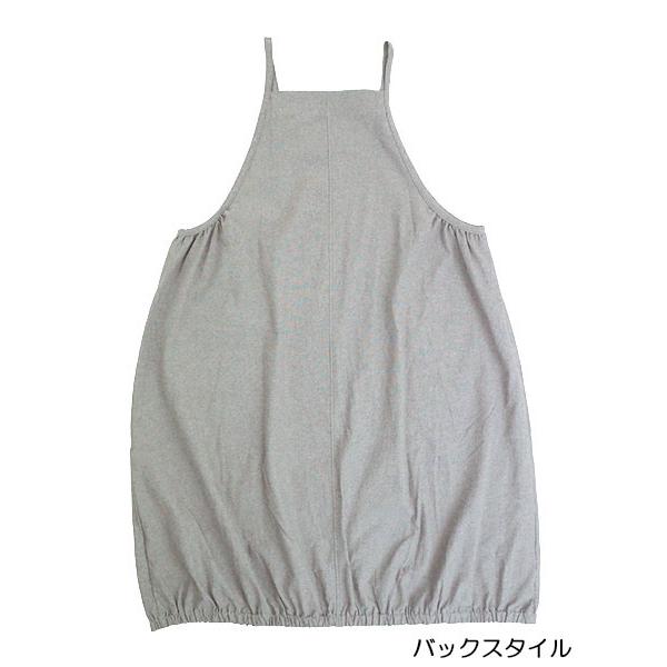 エプロン naturic ワンピースエプロン バルーン型 cotton100% かぶりタイプ 年間 16037 [M-Lサイズ] 婦人 | ブランド登録なし | 01