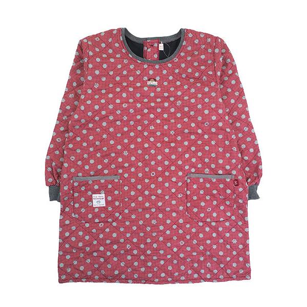 エプロン Big mama ビッグママ レディースキルト割烹着 裏フリース