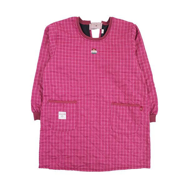 エプロン Big mama ビッグママ  キルト割烹着 裏フリース チェック柄 後ろ開き 冬用 BM4354 [M-Lサイズ] 婦人 | ブランド登録なし | 06