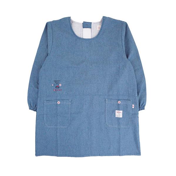 エプロン Big mama ビッグママ  割烹着 デニム 後ろ開き 年間 BM4394 [M-Lサイズ] 婦人 | ブランド登録なし | 06
