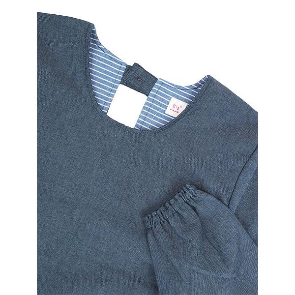 エプロン Big mama ビッグママ  割烹着 デニム 後ろ開き 年間 BM4394 [M-Lサイズ] 婦人 | ブランド登録なし | 02