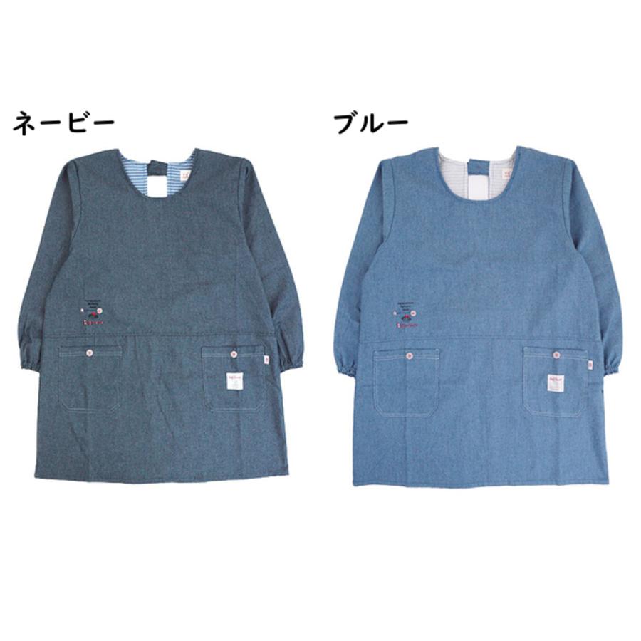 エプロン Big mama ビッグママ  割烹着 デニム 後ろ開き 年間 BM4394 [M-Lサイズ] 婦人 | ブランド登録なし | 04