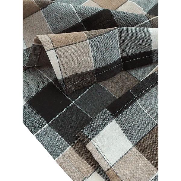 エプロン Smile mama スマイルママ レディース先染ラン型エプロン ゆったりLL-3Lサイズ 格子柄 年間 16539 [LL-3Lサイズ] 婦人 | ブランド登録なし | 03