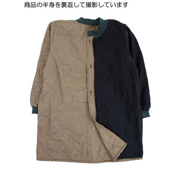 エプロン Big mama ビッグママ  裏フリース前開きキルトスモック 無地 冬用 BM4335 [M-Lサイズ] 婦人 | ブランド登録なし | 01
