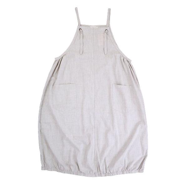 エプロン Cloudnine レディースワンピースエプロン 裾ゴム入りバルーン コットンスラブダンガリー 夏用 NAP1922 [M-Lサイズ] 婦人 | ブランド登録なし | 06