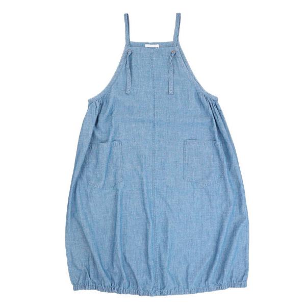 エプロン Cloudnine レディースワンピースエプロン 裾ゴム入りバルーン コットンスラブダンガリー 夏用 NAP1922 [M-Lサイズ] 婦人 | ブランド登録なし | 08