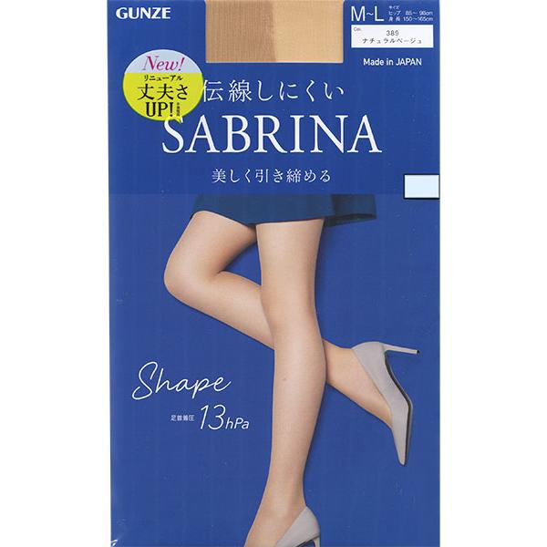 GUNZE SABRINA Shape 美しく引き締める 伝線しにくい レディースパンスト 日本製 年間 SB520 GUNZE [M-L、L-LLサイズ] 婦人 | SABRINA（GUNZE） | 05
