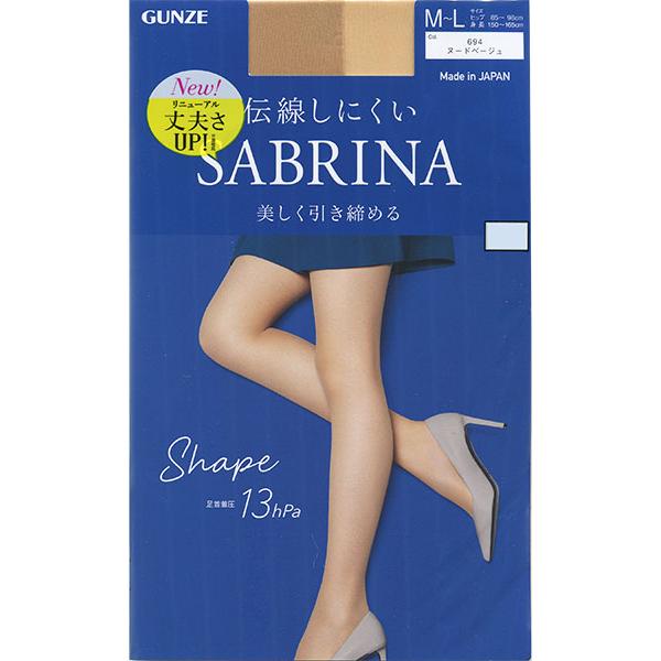 GUNZE SABRINA Shape 美しく引き締める 伝線しにくい レディースパンスト 日本製 年間 SB520 GUNZE [M-L、L-LLサイズ] 婦人 | SABRINA（GUNZE） | 06