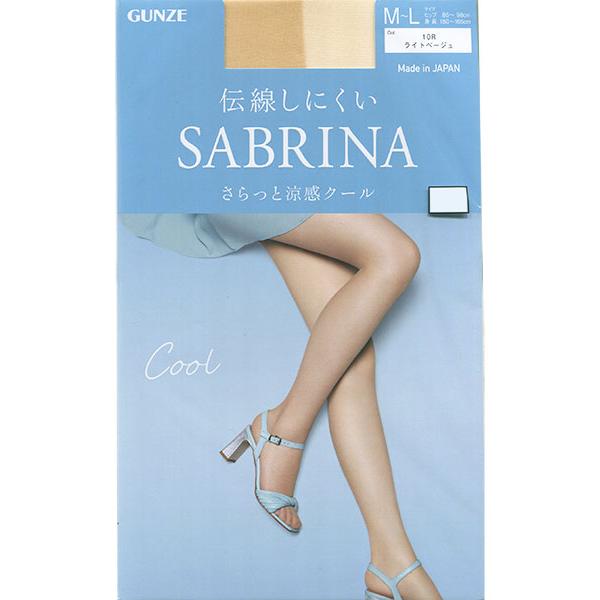 GUNZE SABRINA サブリナ レディースパンスト さらっと涼感クール 伝線しにくい 日本製 春夏用 SB570 GUNZE [M-L、L-LLサイズ] 婦人 | SABRINA（GUNZE） | 05