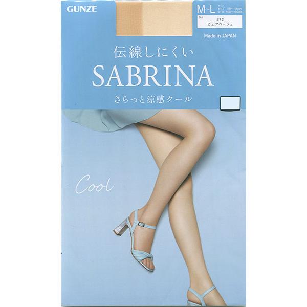 GUNZE SABRINA サブリナ レディースパンスト さらっと涼感クール 伝線しにくい 日本製 春夏用 SB570 GUNZE [M-L、L-LLサイズ] 婦人 | SABRINA（GUNZE） | 06