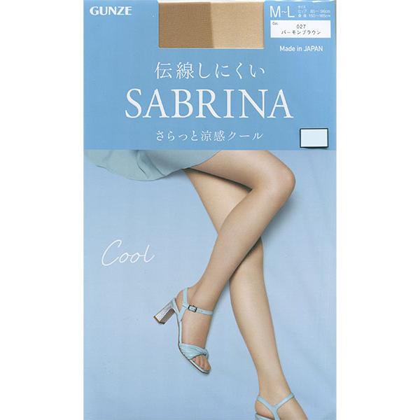 GUNZE SABRINA サブリナ レディースパンスト さらっと涼感クール 伝線しにくい 日本製 春夏用 SB570 GUNZE [M-L、L-LLサイズ] 婦人 | SABRINA（GUNZE） | 09