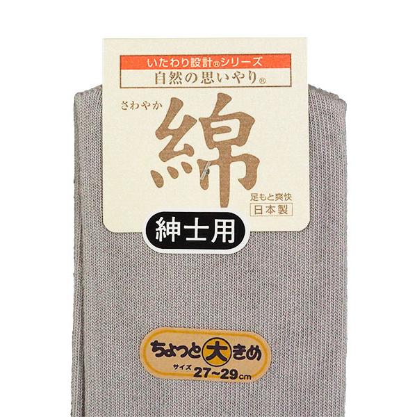 いたわり設計 自然の思いやり メンズ5本指ソックス さわやか綿 日本製 年間 91-840 [27-29サイズ] 紳士 | ブランド登録なし | 02
