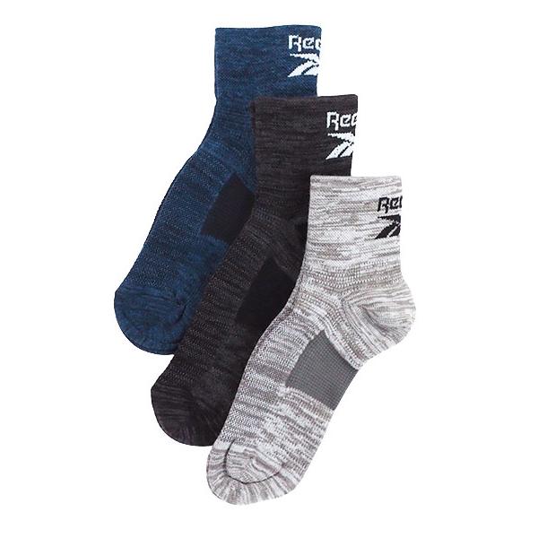 Reebok（リーボック） グンゼ メンズショート丈ソックス 3足組 アーチ