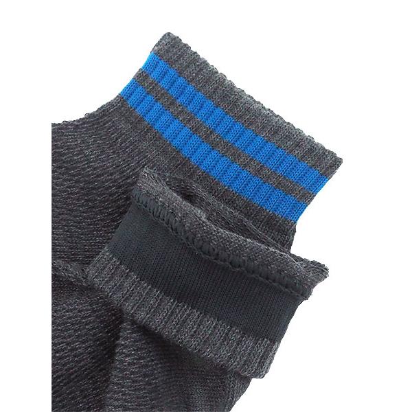 グンゼ アセドロン メンズショートソックス メッシュ 2本ライン 夏用 AGX033 GUNZE [25-27サイズ] 紳士 | GUNZE | 02